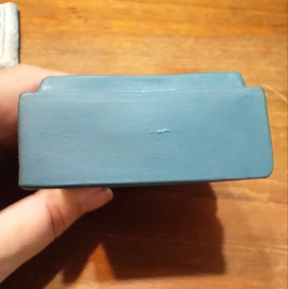 Wedgewood Style Trinket Box, Ceramic, Blue & White, Cameo on Lid - Picture 8 of 9